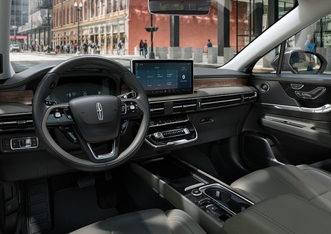 The interior dashboard of 2024 Lincoln Corsair® SUV is shown here. | Angela Krause Lincoln of Alpharetta in Alpharetta GA